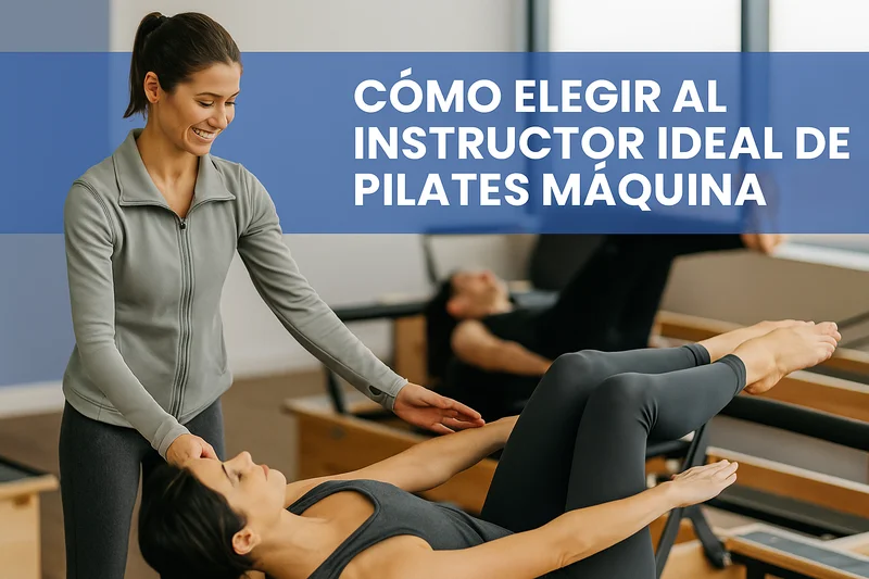 Cómo elegir al instructor ideal de pilates máquinas